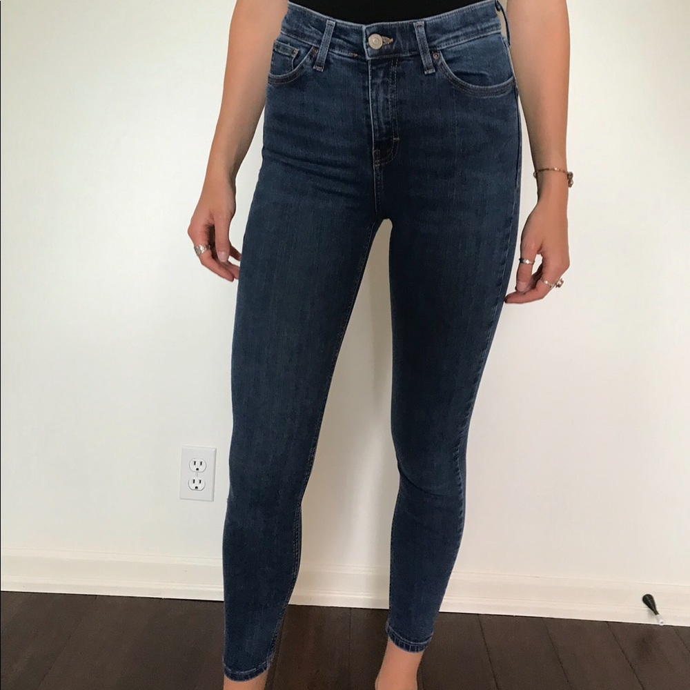 Blue skinny jeans TopShop